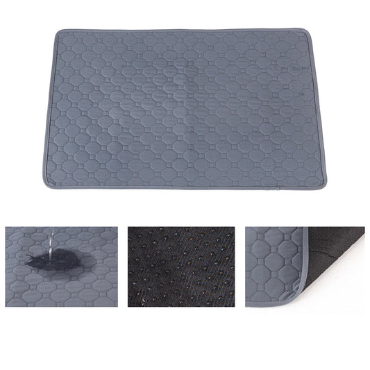 2 PCS Washable Waterproof Pet Pad-Non-Slip, Absorbent, Reusable Mat for Dogs and Cats M(70*50cm)