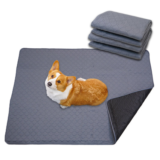 Reusable Pet Training Pads - 4-Layer Waterproof & Absorbent Mat Waterproof Non-Slip(Size : L-100cmx70cm)
