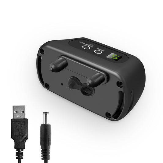 Green Automatic Anti-Bark Collar with Misjudgment Prevention - Low-Power Dog Training Device, 180x100x40mm