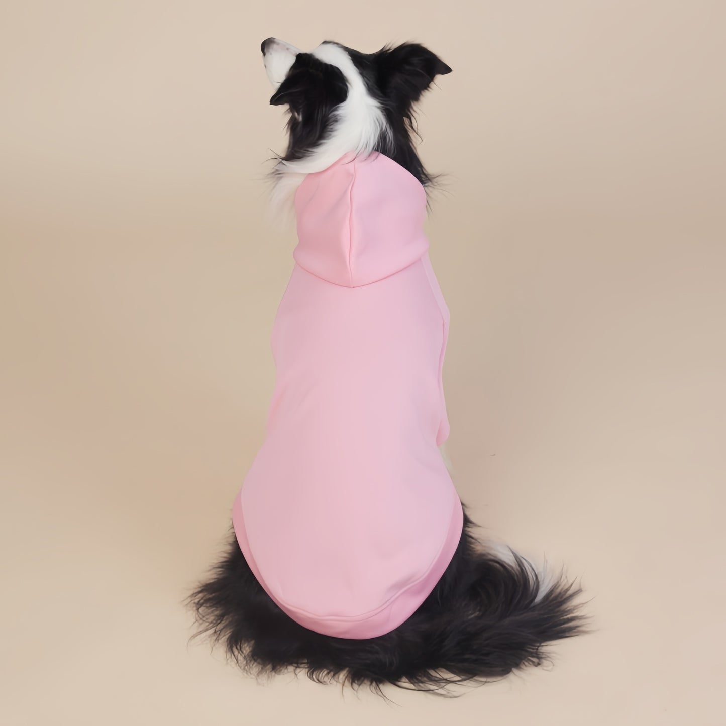 Pink Classic Dog Sweatshirt with Hood & Drawstrings - For Large Dogs (Size : 7XL)
