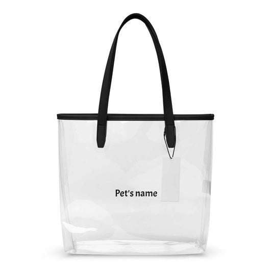 Clear tote bag